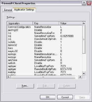 Клиенты ISA.Основная конфигурация ISA Server